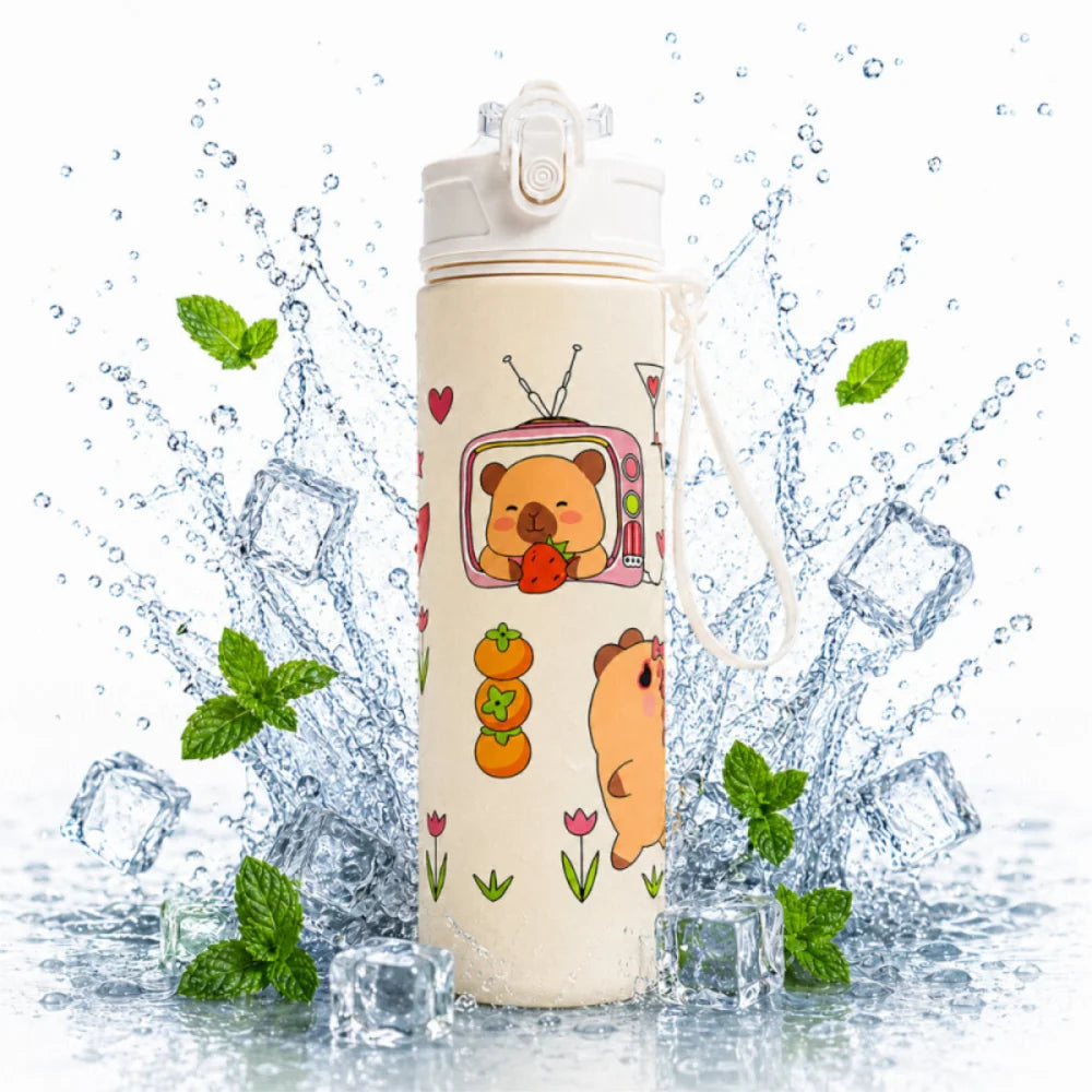 Capibara Capybara Sportflasche Wasserflasche Trinkflasche Flasche 800 ml - WS-Trend.de