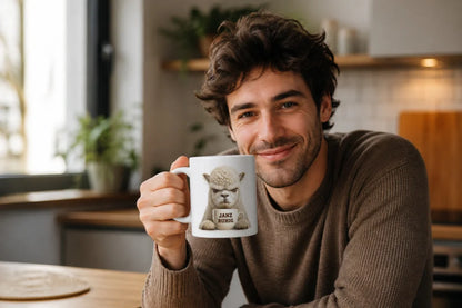 Lustige Tiertasse mit Spruch 325 ml – 15 Tiermotive Geschenkidee Büro - WS-Trend.de