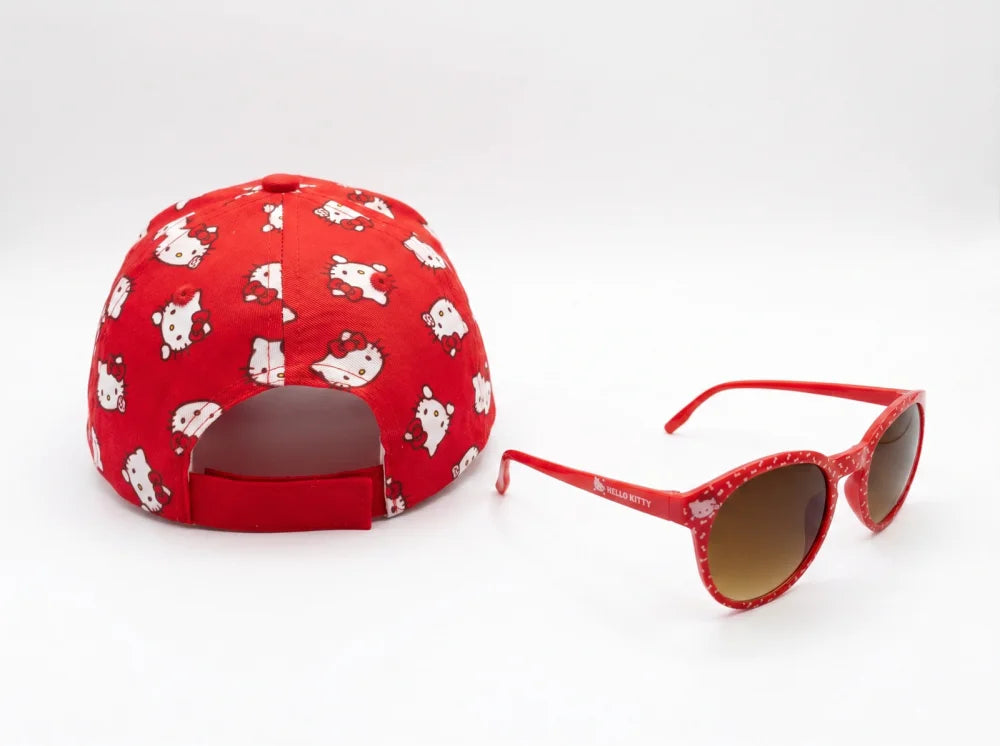 Hello Kitty Kinder Basecap Baseball Kappe und Sonnenbrille Gr. 52-54 - WS-Trend.de