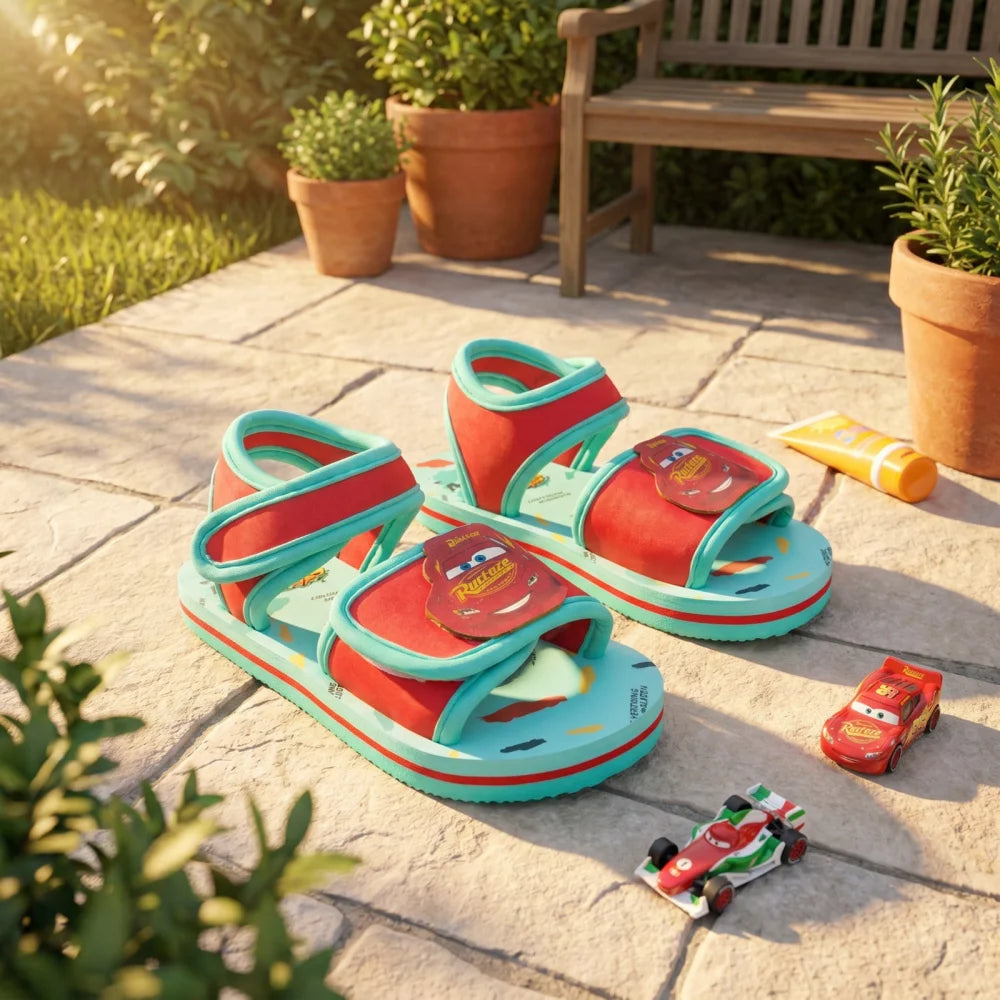 Disney Cars Lightning Mc Queen Kinder Baby Sandalen Latschen Gr. 22-24 - WS-Trend.de