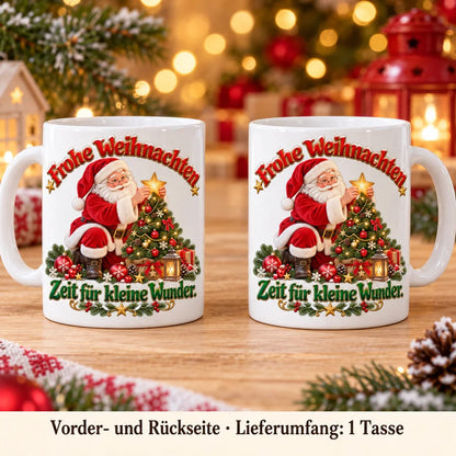 WS-Trend Weihnachtswunder Weihnachtsbecher Keramik 330 ml Geschenkidee - WS-Trend.de