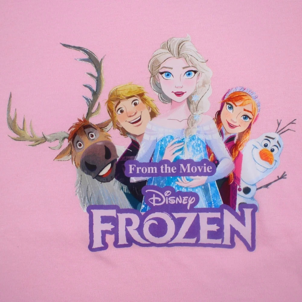 Disney Die Eiskönigin Kinder Mädchen T-Shirt Kurzarm Shirt Gr. 98-128 Baumwolle - WS-Trend.de