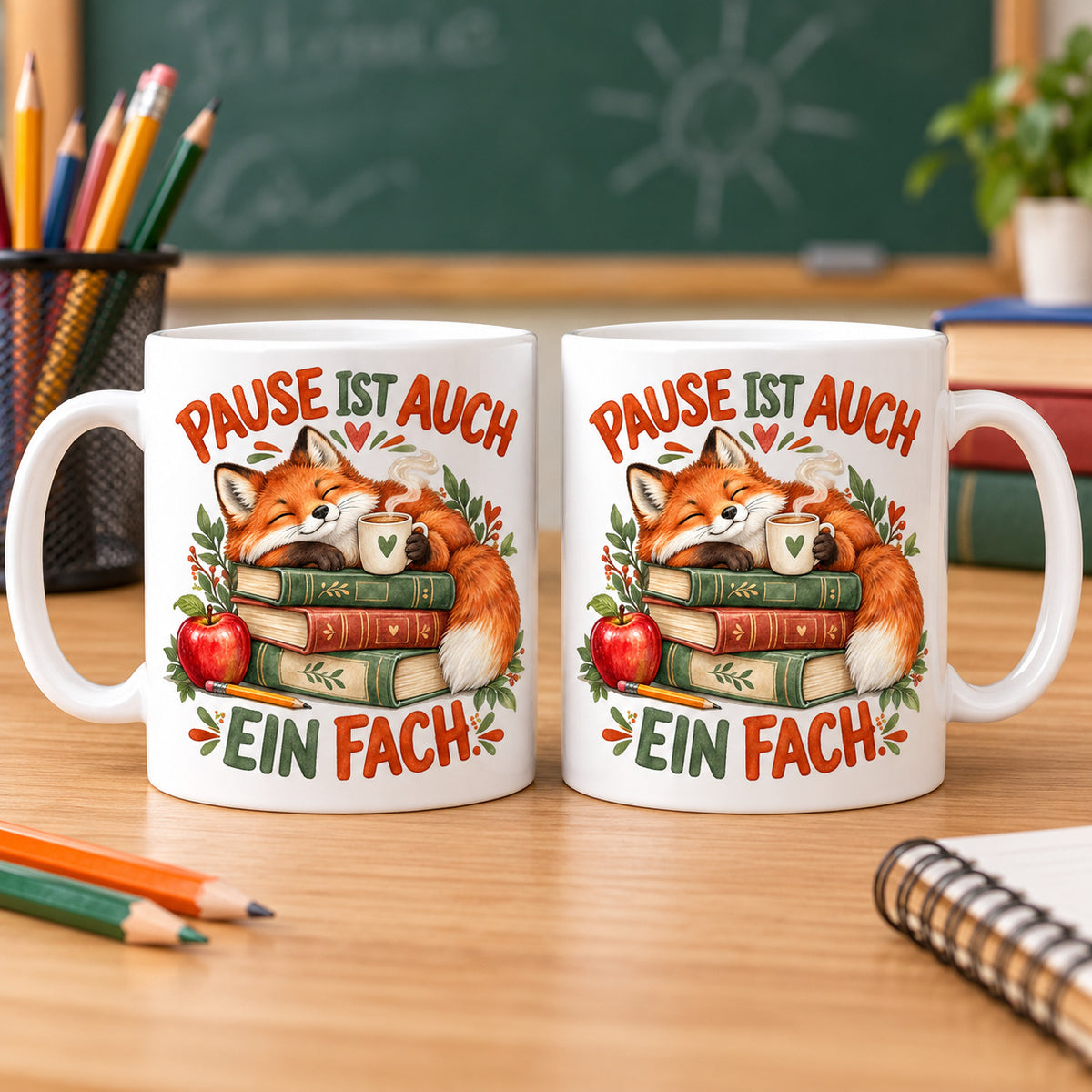 Lehrer Tasse Keramik 330 ml Geschenk Lehrerin Unterricht Spruch Kaffee