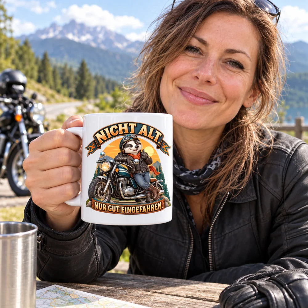 WS-Trend Biker Tasse Keramik 330 ml Spruch Motorrad 10 Motive zur Wahl - WS-Trend.de