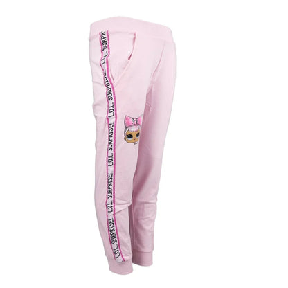 LOL Surprise Kinder Jogginghose Hose Freizeithose Mädchen Grau Rosa Gr. 104-110 - WS-Trend.de