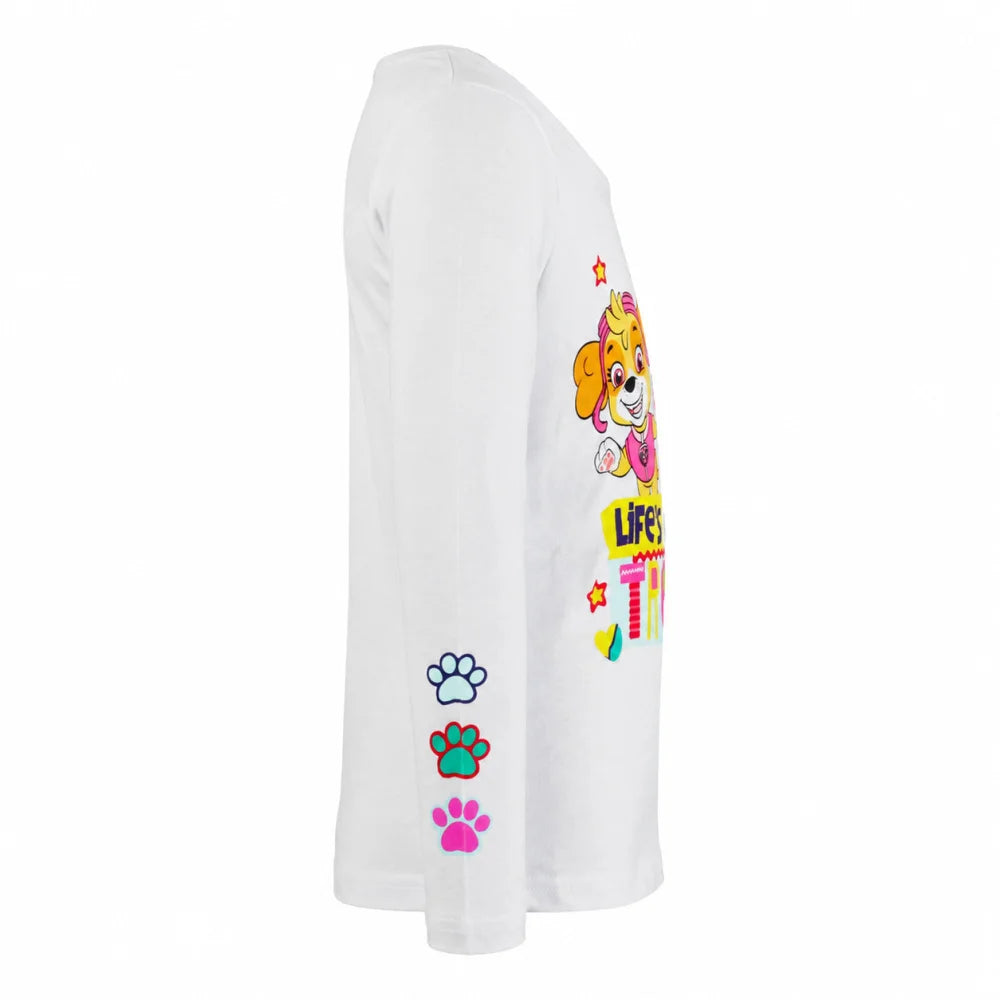 Print-Shirt PAW PATROL Skye Everest Kinder Mädchen Langarmshirt Shirt - WS-Trend.de