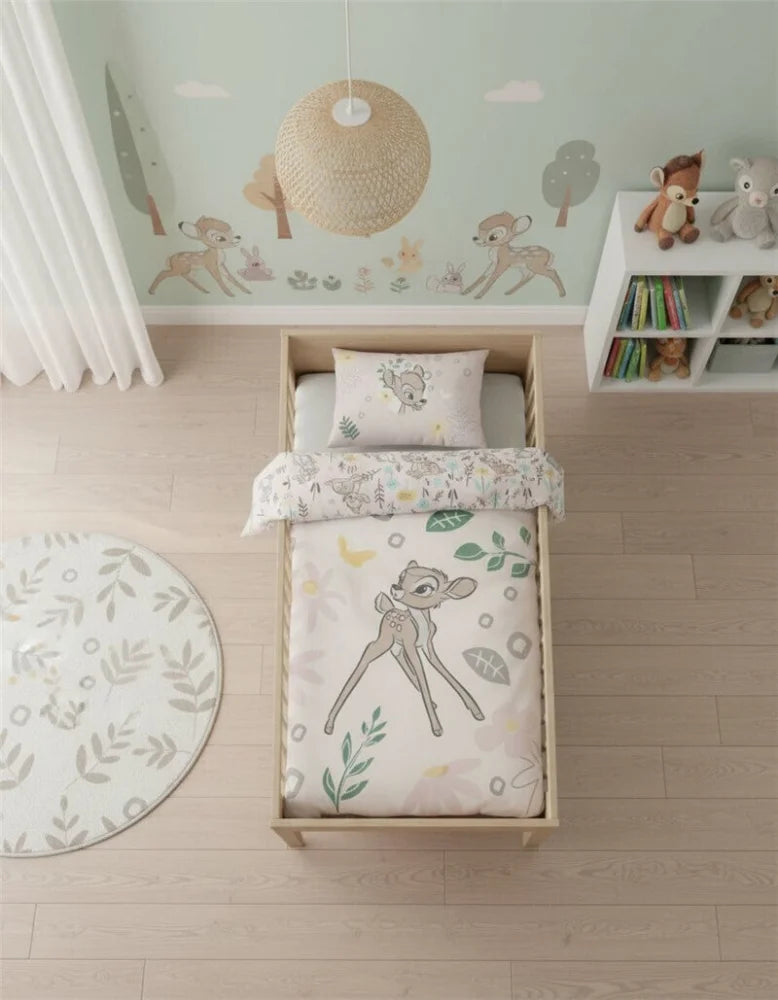 Disney Bambi Babybettwäsche Baumwolle 100x140 + 40x60 cm - WS-Trend.de