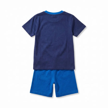Marvel Avengers Jungen Schlafanzug Pyjama Shirt Shorts Gr. 98-128 Baumwolle - WS-Trend.de