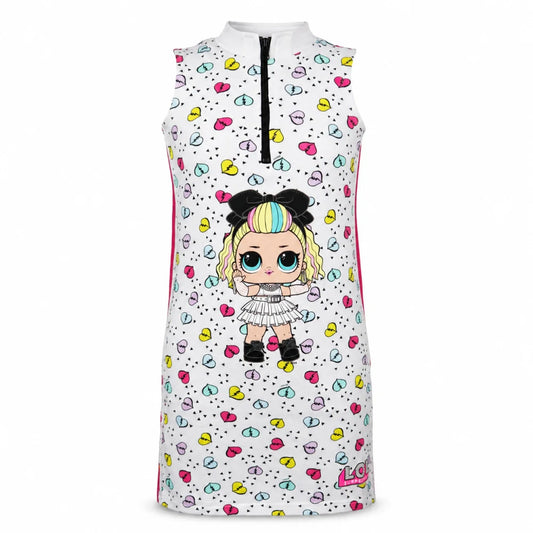 LOL Surprise Mädchen Kinder ärmelloses Sommerkleid Kleid Gr. 110-116 Baumwolle - WS-Trend.de