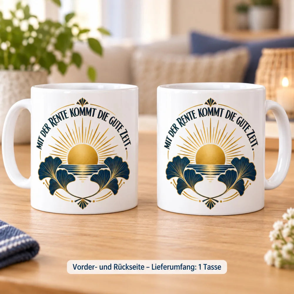 WS-Trend Rente Tasse Keramik 330 ml Spruch Geschenk 10 Motive zur Wahl - WS-Trend.de