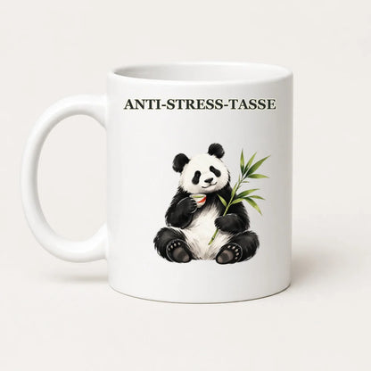 Anti-Stress-Tasse Panda – Sumi-e Keramikbecher 325 ml - WS-Trend.de