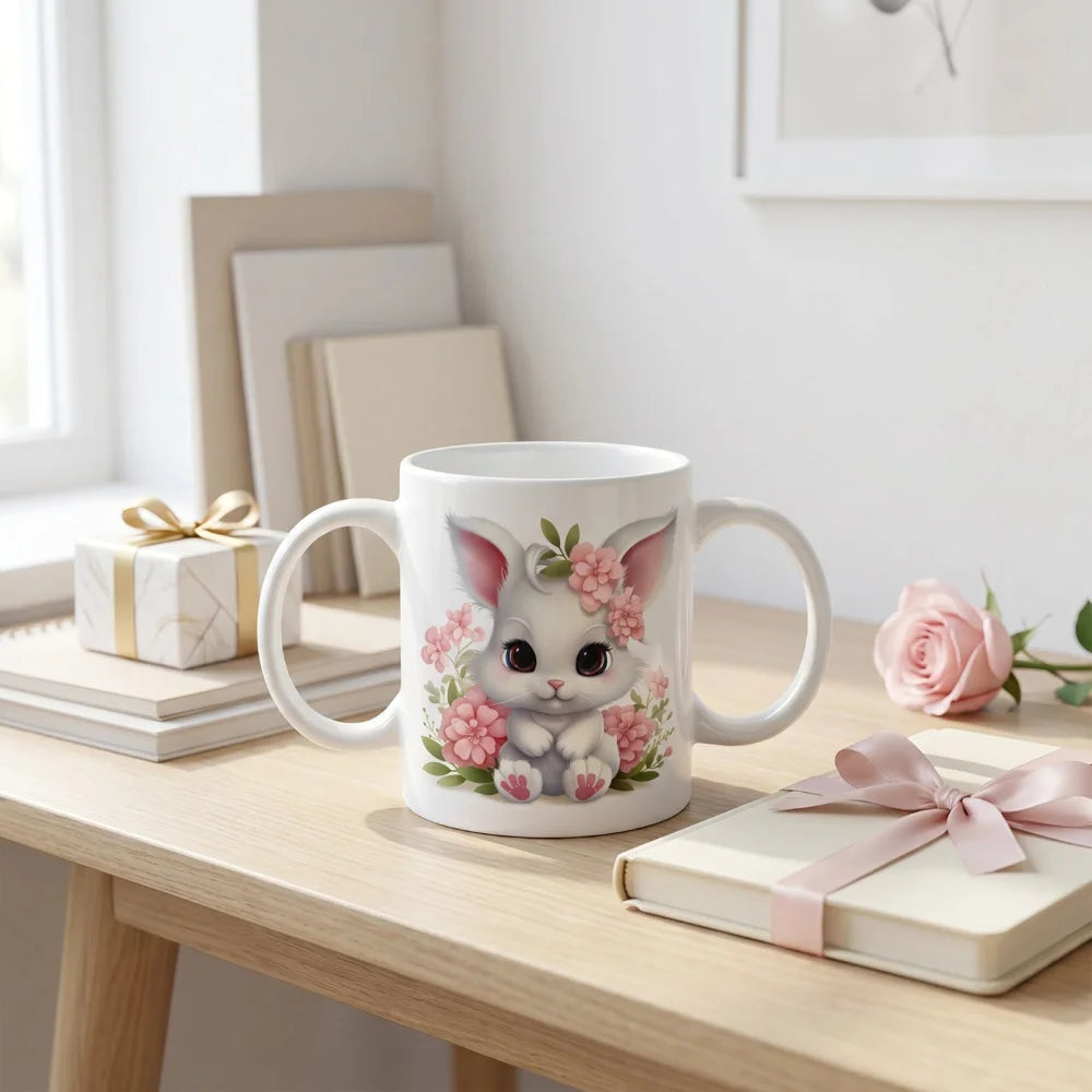 Tasse WS-Trend Süßer Hase Häschen Kaffeetasse Teetasse - WS-Trend.de