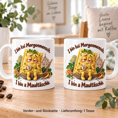 WS-Trend Maultäschle Tasse schwäbischer Spruch Keramik 330 ml Geschenk - WS-Trend.de