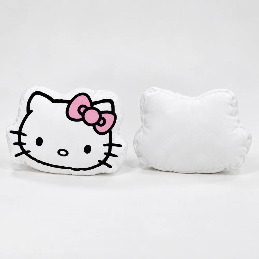 Hello Kitty 3D Dekokissen Kopfform 35x30 cm Weiß Rosa - WS-Trend.de