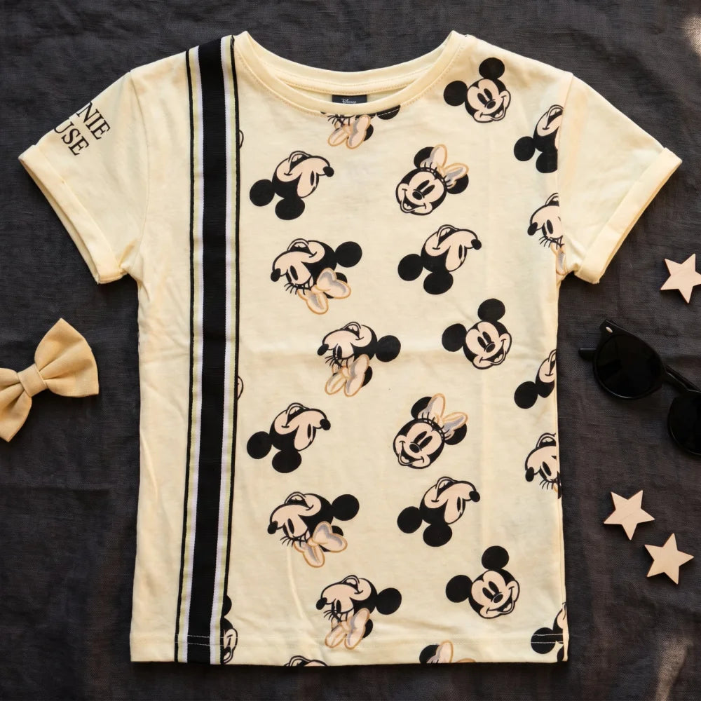 Disney Minnie Maus Mädchen kurzarm T-Shirt Top Tops Gr. 134-164 Baumwolle - WS-Trend.de
