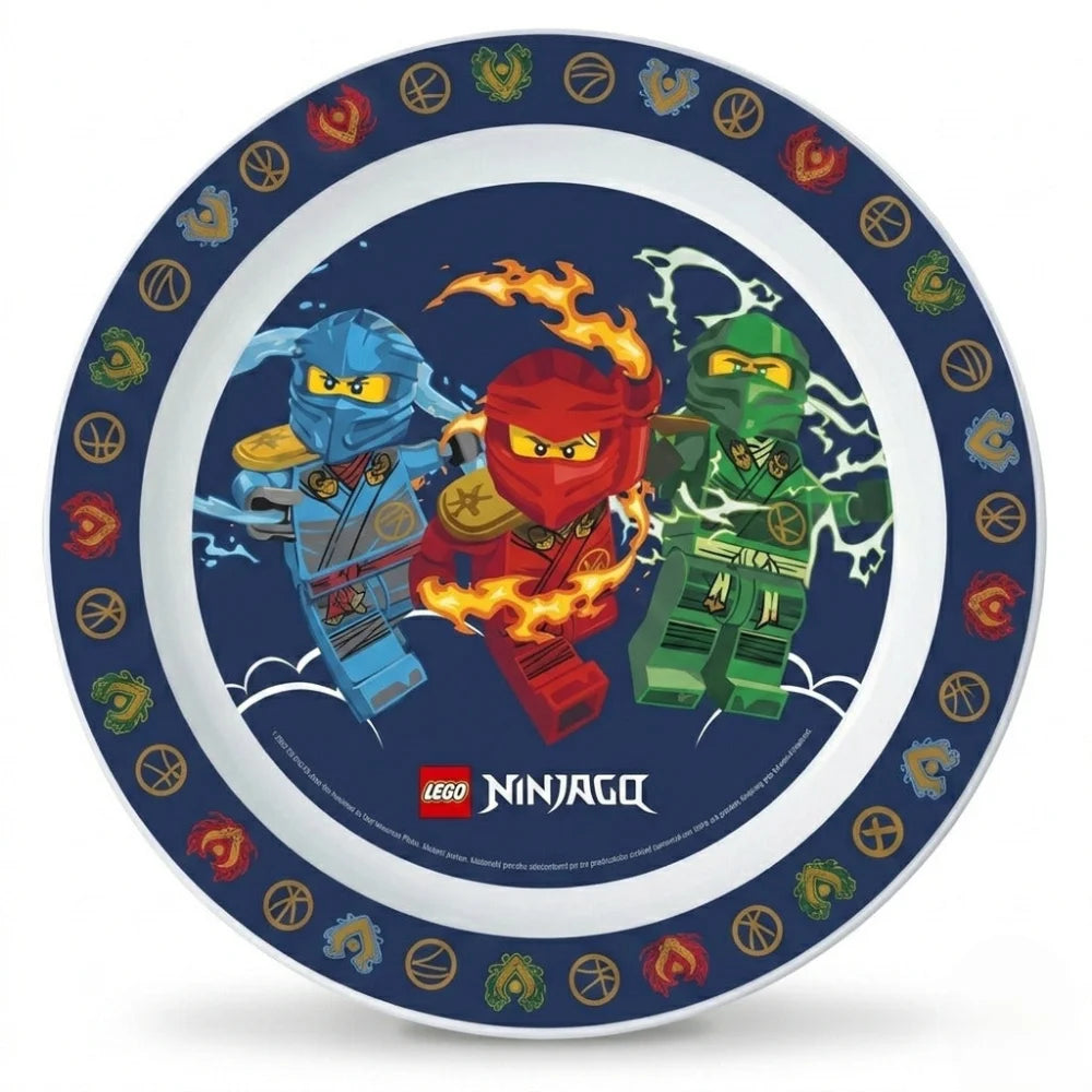 LEGO Ninjago Kinder Geschirr-Set 3 teilig Teller Schüssel Becher 350 ml - WS-Trend.de