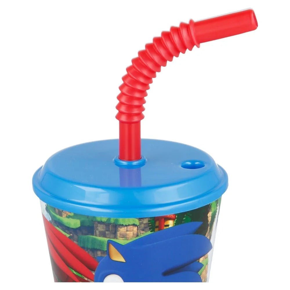 Sonic the Hedgehog 2-teiliges Lunch Set – Brotdose und Trinkbecher mit Halm - WS-Trend.de