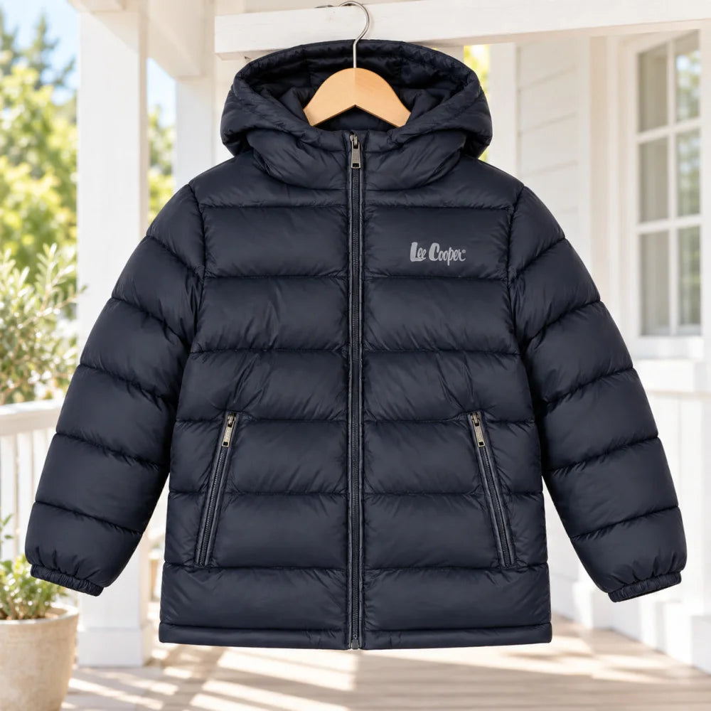 Lee Cooper Kinder Jungen Winterjacke Jacke mit Kapuze Parka Gr. 104-164 - WS-Trend.de