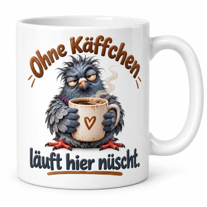 WS-Trend Kaffee Taube Kaffeetasse mit Spruch Keramik 330 ml Motivtasse - WS-Trend.de