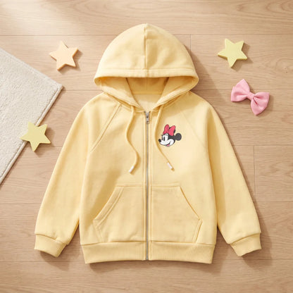 Kapuzenpullover Disney Minnie Maus Kinder Pullover Hoodie Kapuze Gr. 110-122 - WS-Trend.de