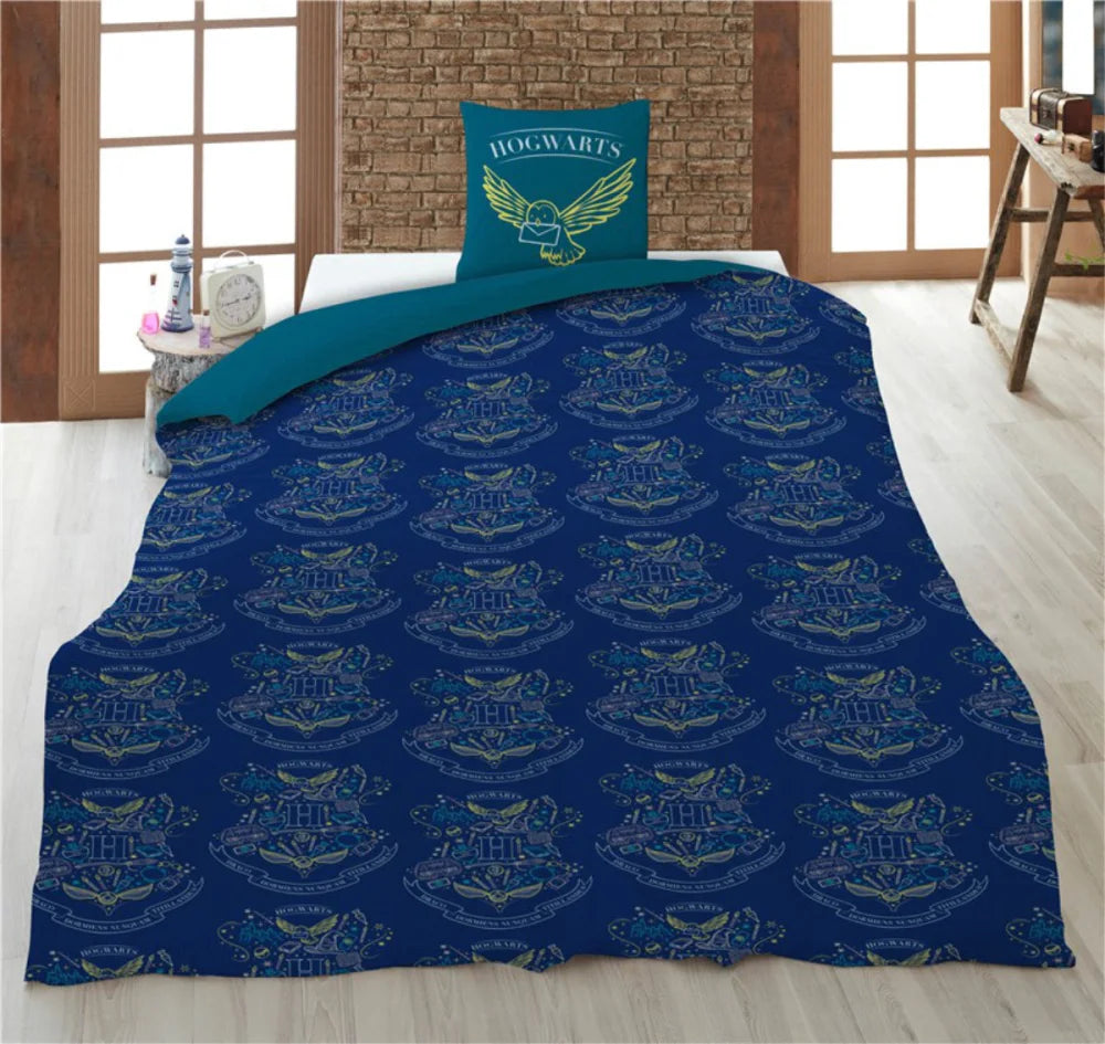 Harry Potter Kinder Bettwäsche Mikrofaser 2tlg Set 135/140x200 Garnitur Bezug - WS-Trend.de