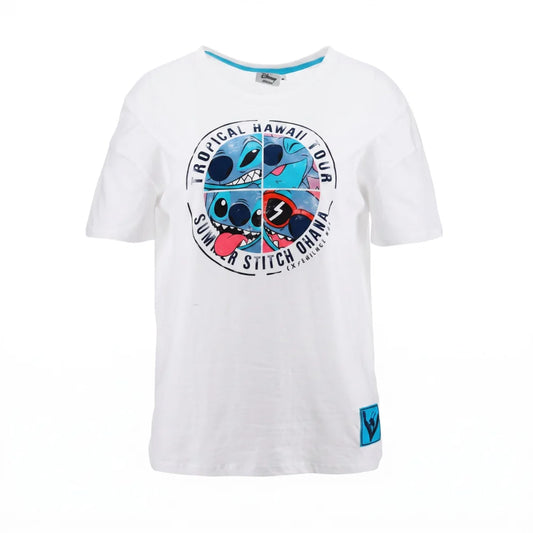 Print-Shirt Disney Stitch Damen kurzarm Shirt T-Shirt Gr. S-XL 100% Baumwolle - WS-Trend.de