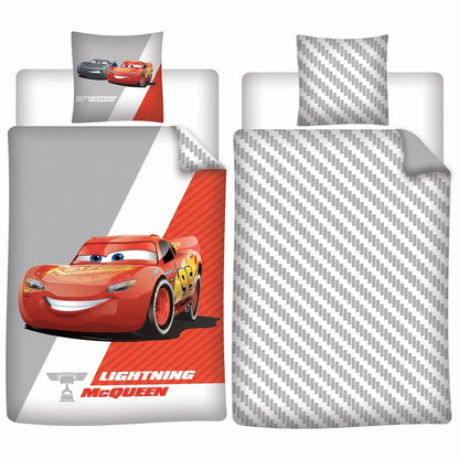 Disney Cars McQueen Wendebettwäsche 135-140x200 + 65x65 cm - WS-Trend.de