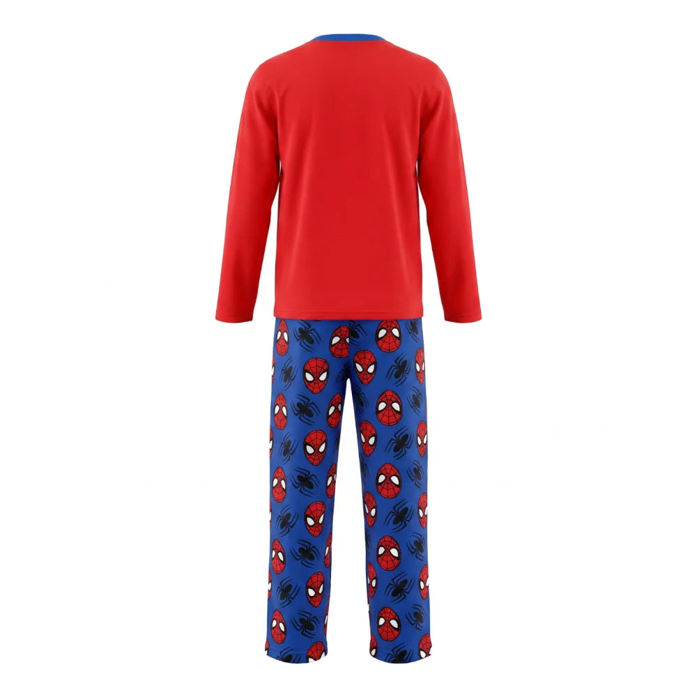 Marvel Spiderman Kinder Coral Schlafanzug Pyjama Pulli Hose Gr. 98-128 - WS-Trend.de