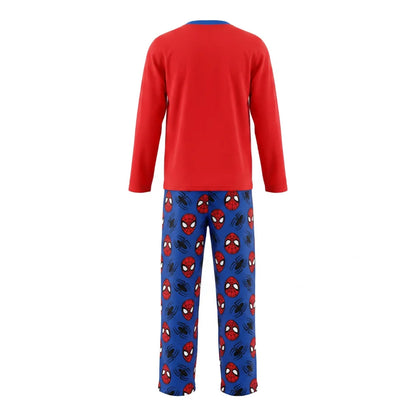 Marvel Spiderman Kinder Coral Schlafanzug Pyjama Pulli Hose Gr. 98-128 - WS-Trend.de