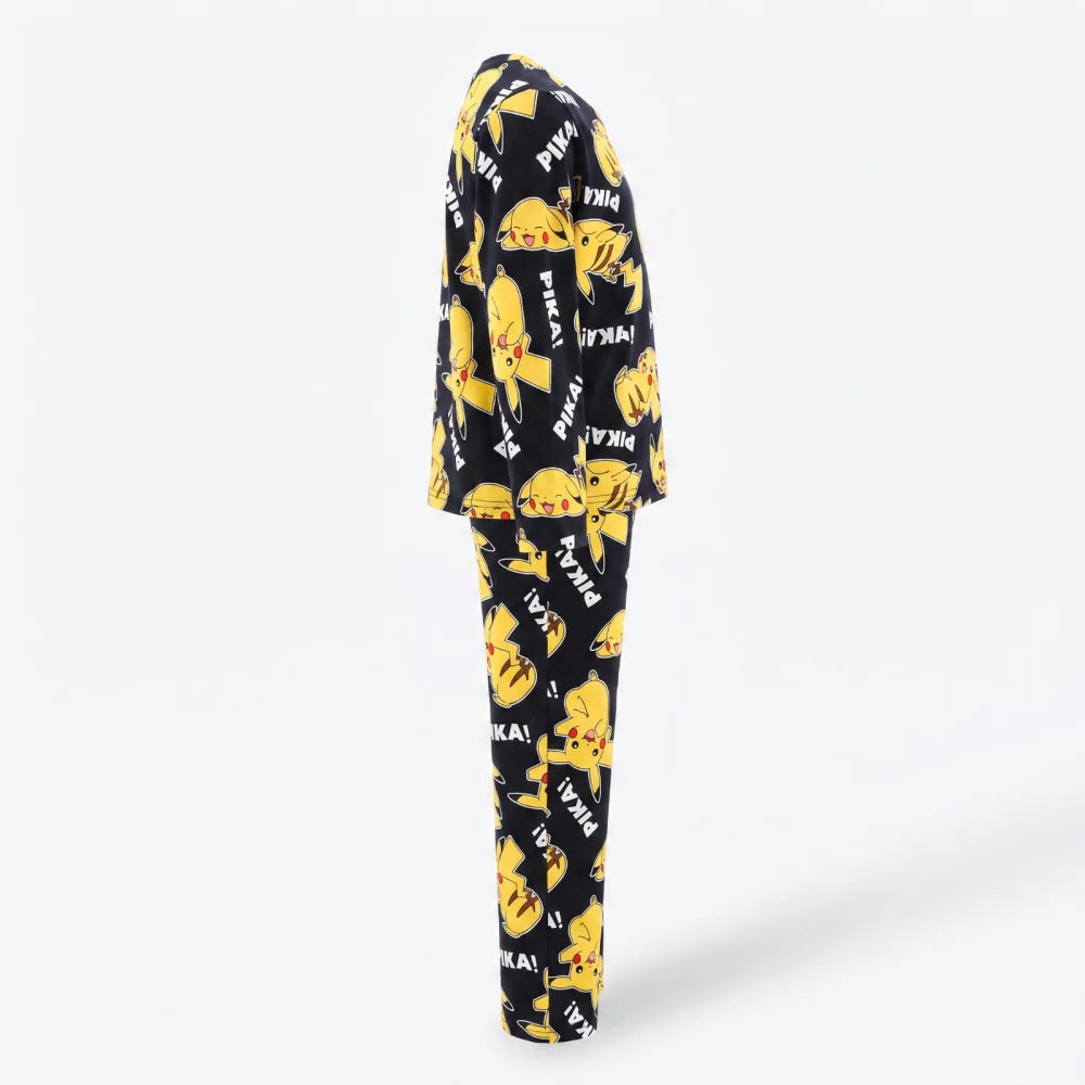 Pokemon Pikachu Kinder Jungen langarm Pyjama Schlafanzug Shirt Hose - WS-Trend.de
