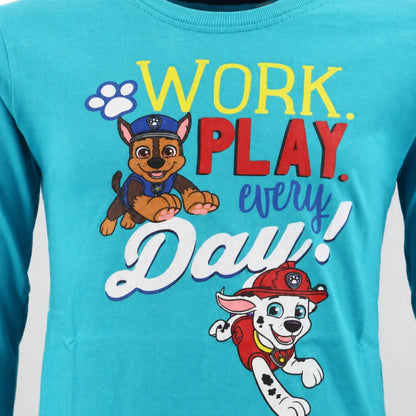 Paw Patrol Jungen Kinder langarm Shirt Langarmshirt 100% Baumwolle - WS-Trend.de