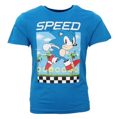 Sega Sonic The Hedgehog Jungen Kinder Pyjama Schlafanzug 104-128 Baumwolle - WS-Trend.de