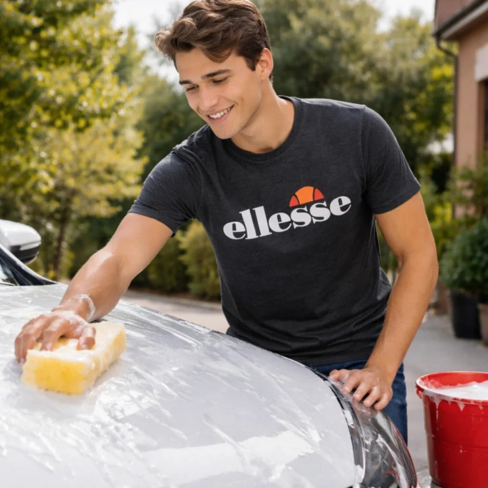 Ellesse Herren Kurzarm T-Shirt Shirt Blau oder Schwarz S-XXL - WS-Trend.de