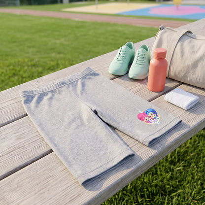 Leggings Kurz Kinder Shimmer and Shine Mädchen Blau Grau Pink 98 bis 128 - WS-Trend.de