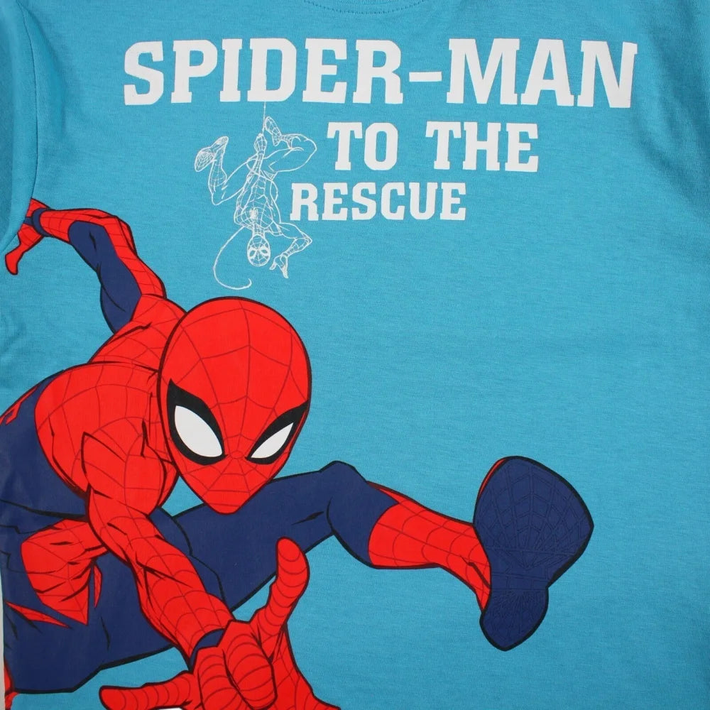 Marvel Spiderman Kinder Jungen T-Shirt Kurzarm Shirt Gr. 98 bis 128 Baumwolle - WS-Trend.de