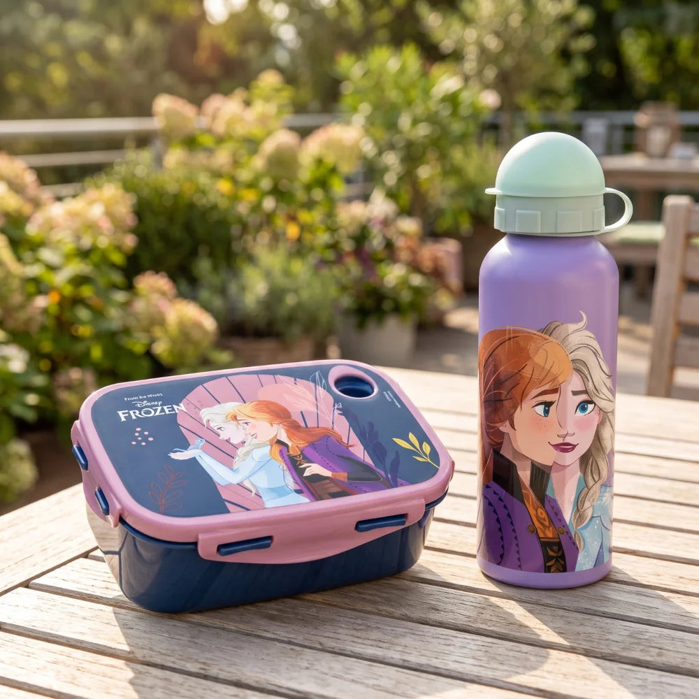 Disney Die Eiskönigin Anna Elsa 2 tlg Kinder Lunch Set Brotdose Alu-Trinkflas... - WS-Trend.de