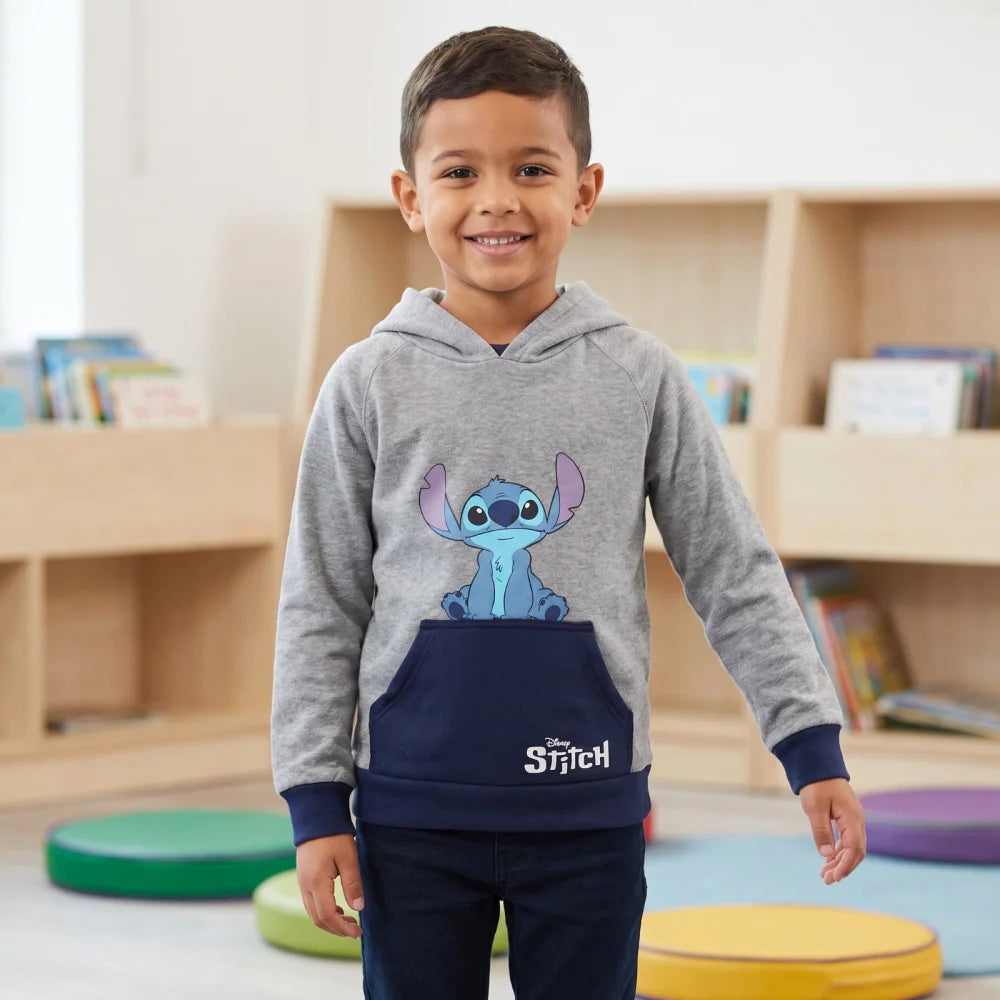 Kapuzenpullover Disney Lilo und Stitch Kinder Jungen Hoodie Kapuzepullover Gr. 92-98 - WS-Trend.de