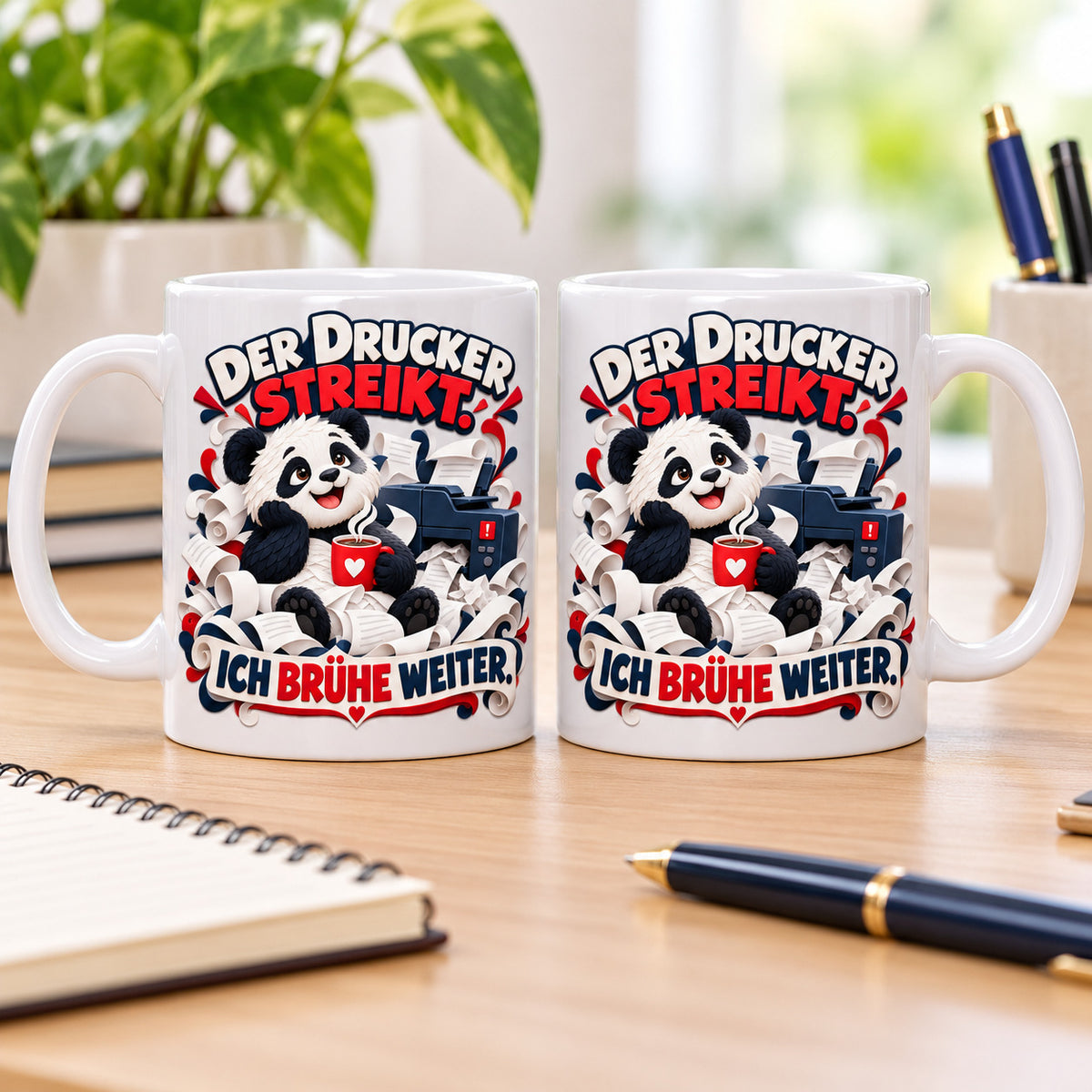 Büro Tasse Keramik 330 ml lustiger Spruch Geschenk Kollegen Homeoffice