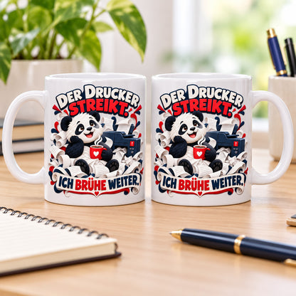 Büro Tasse Keramik 330 ml lustiger Spruch Geschenk Kollegen Homeoffice