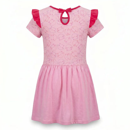 Gabbys Dollhouse Kinder Mädchen kurzarm Kleid Sommerkleid Gr. 98-128 Baumwolle - WS-Trend.de