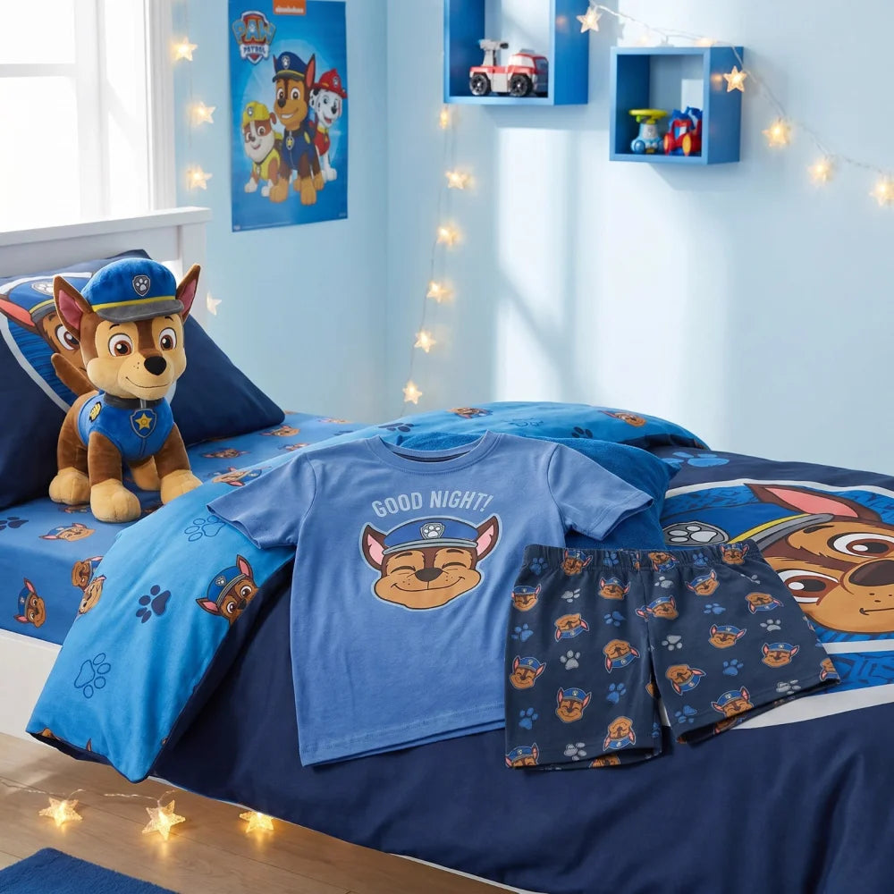 Paw Patrol Jungen Schlafanzug Pyjama Shirt Shorts Gr. 98-128 Baumwolle - WS-Trend.de