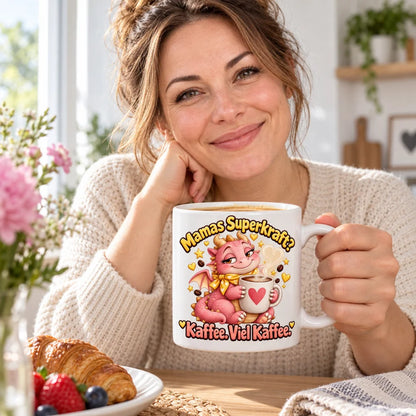 WS-Trend Drachenmama Tasse Keramik 330 ml Geschenk für Mama mit Spruch - WS-Trend.de