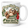 WS-Trend Faultierpapa Kaffeetasse Keramik 330 ml Geschenk zum Vatertag