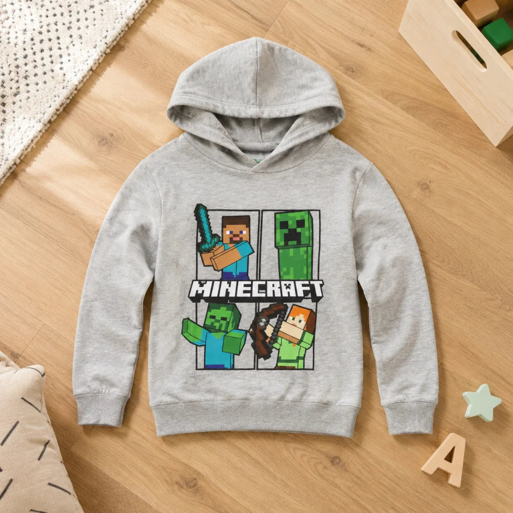 Minecraft Creeper Jungen Kinder Kapuzenpulli - WS-Trend.de