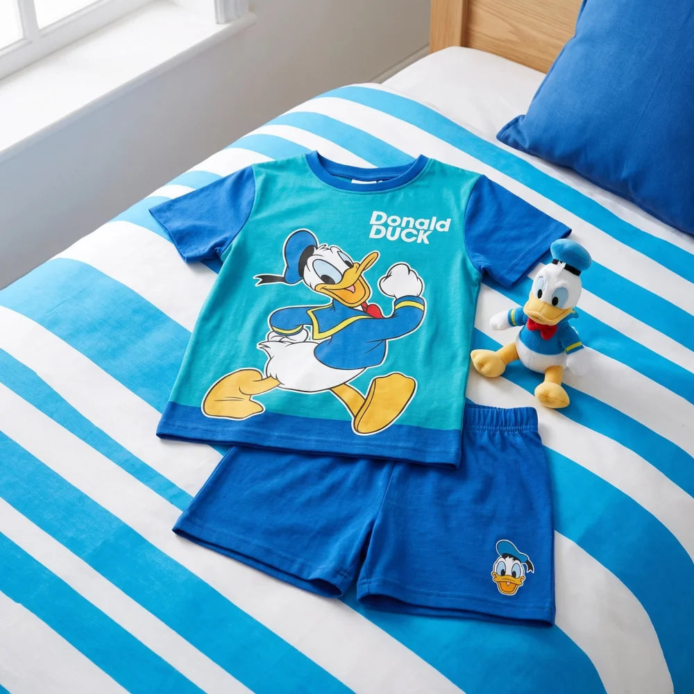 Print-Shirt Disney Donald Duck Kinder Jungen Sommerset Shorts plus T-Shirt - WS-Trend.de