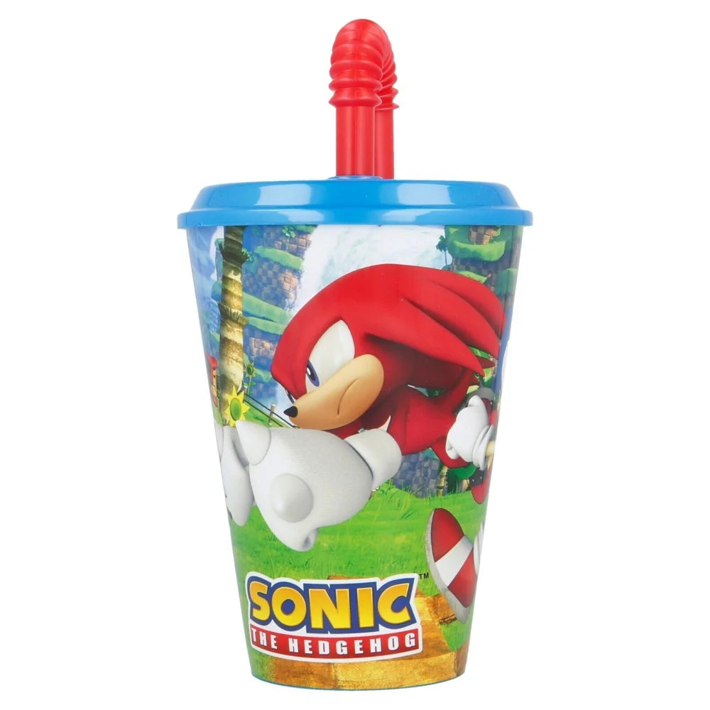 Sonic the Hedgehog 2-teiliges Lunch Set – Brotdose und Trinkbecher mit Halm - WS-Trend.de