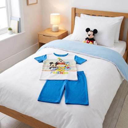 Disney Mickey Maus Goofy Donald Duck Kinder Jugend Schlafanzug Pyjama 98-128 - WS-Trend.de