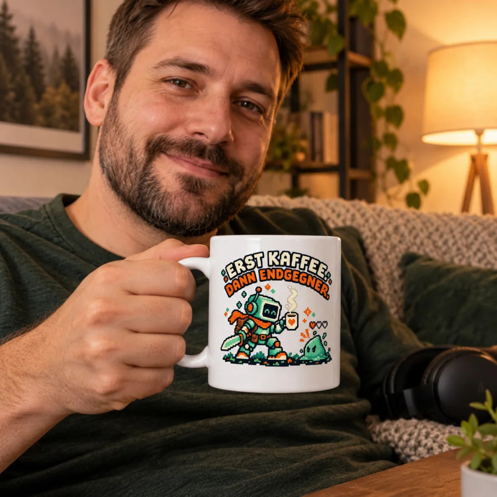 WS-Trend Gamer Motivtasse Keramik 330 ml mit Spruch 10 Motive zur Wahl - WS-Trend.de