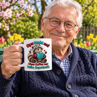WS-Trend Kaffeeopa Tasse Keramik 330 ml Geschenkidee für den Großvater - WS-Trend.de