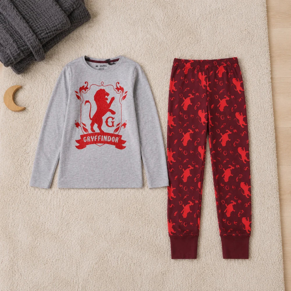 Harry Potter Gryffindor Slytherin Mädchen Pyjama - WS-Trend.de